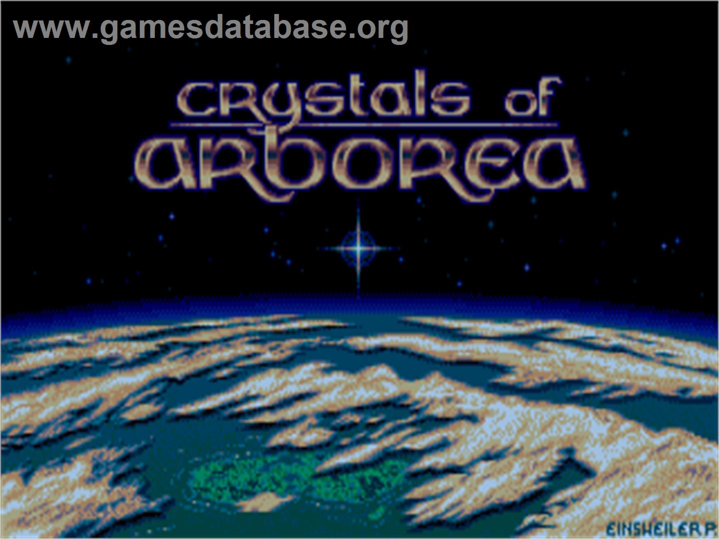 Crystals of Arborea - Atari ST - Artwork - Title Screen