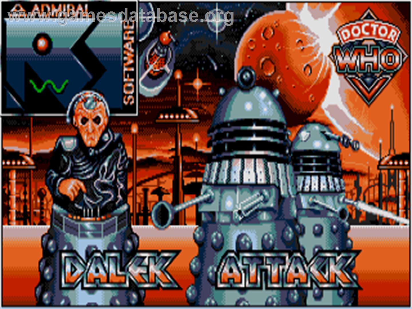 Dalek Attack - Atari ST - Artwork - Title Screen