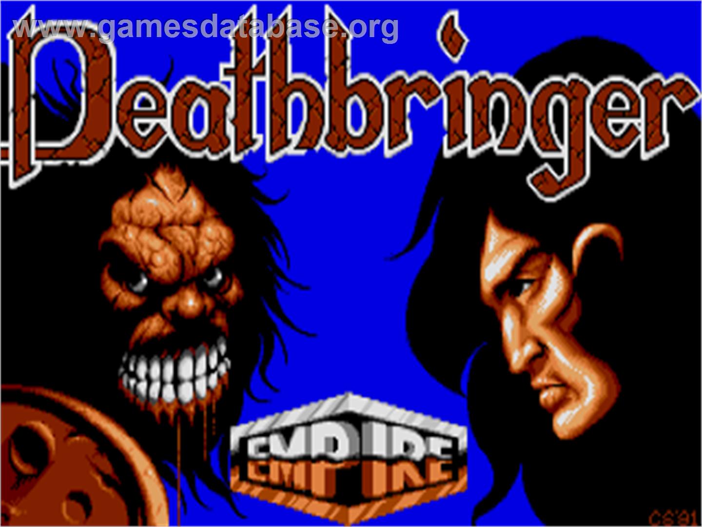 Deathbringer - Atari ST - Artwork - Title Screen