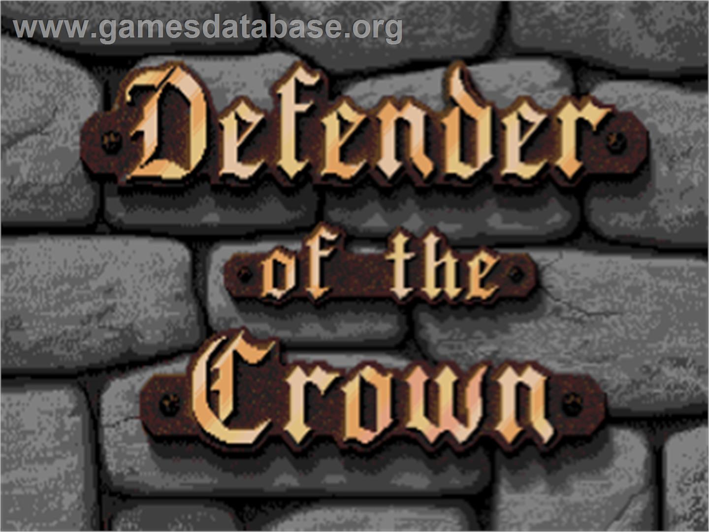 Defender Of The Crown - Atari ST - Artwork - Title Screen