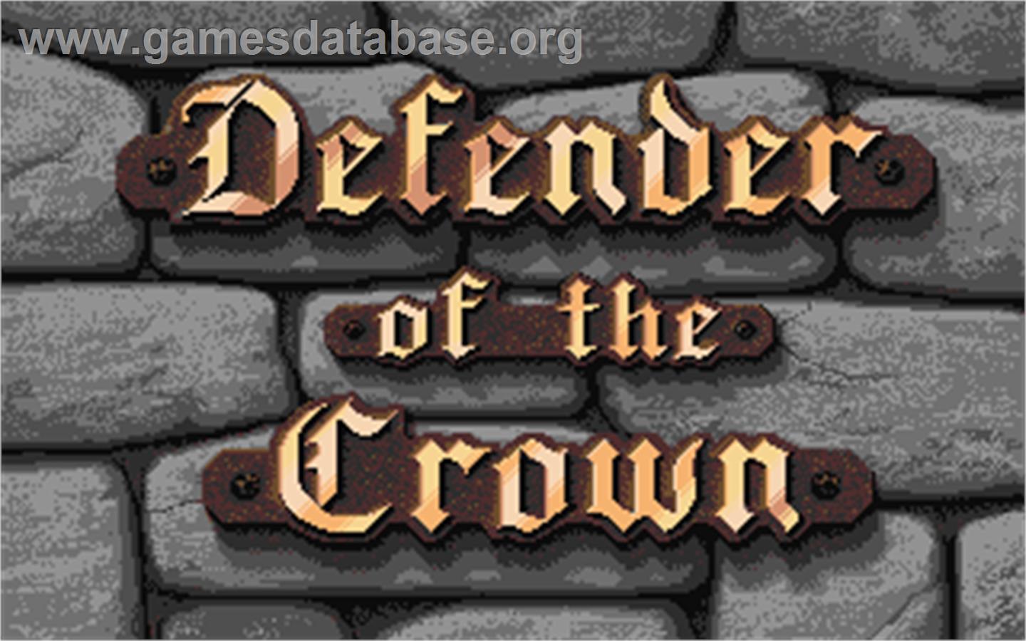 Defender of the Crown - Atari ST - Artwork - Title Screen