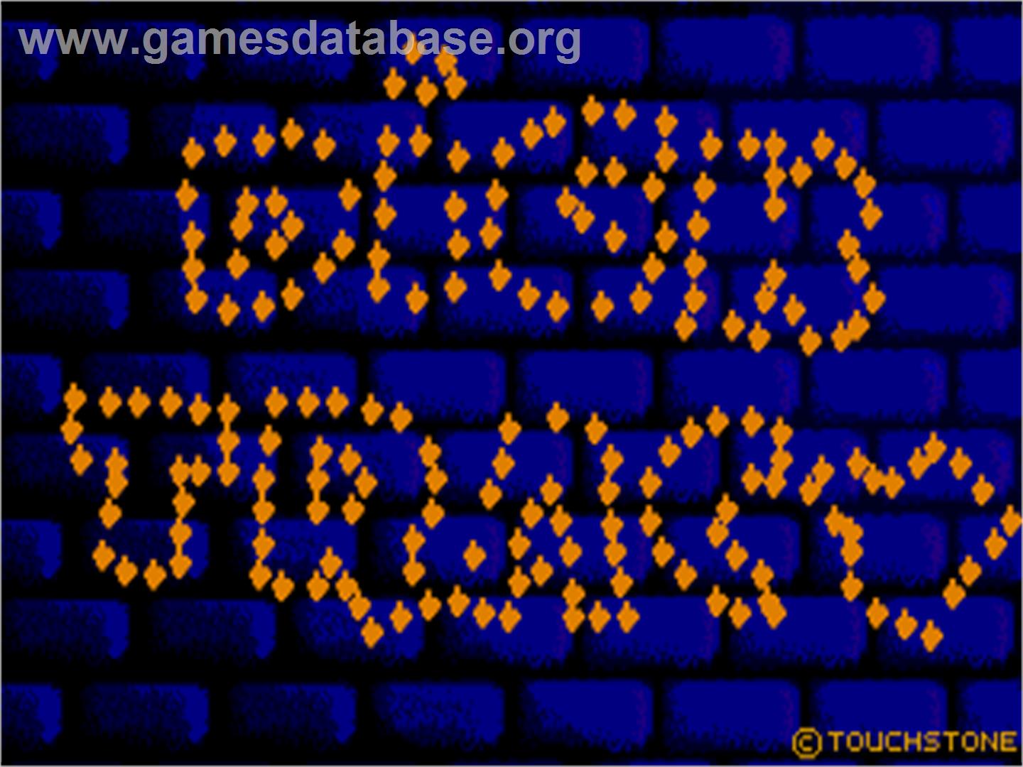 Dick Tracy - Atari ST - Artwork - Title Screen