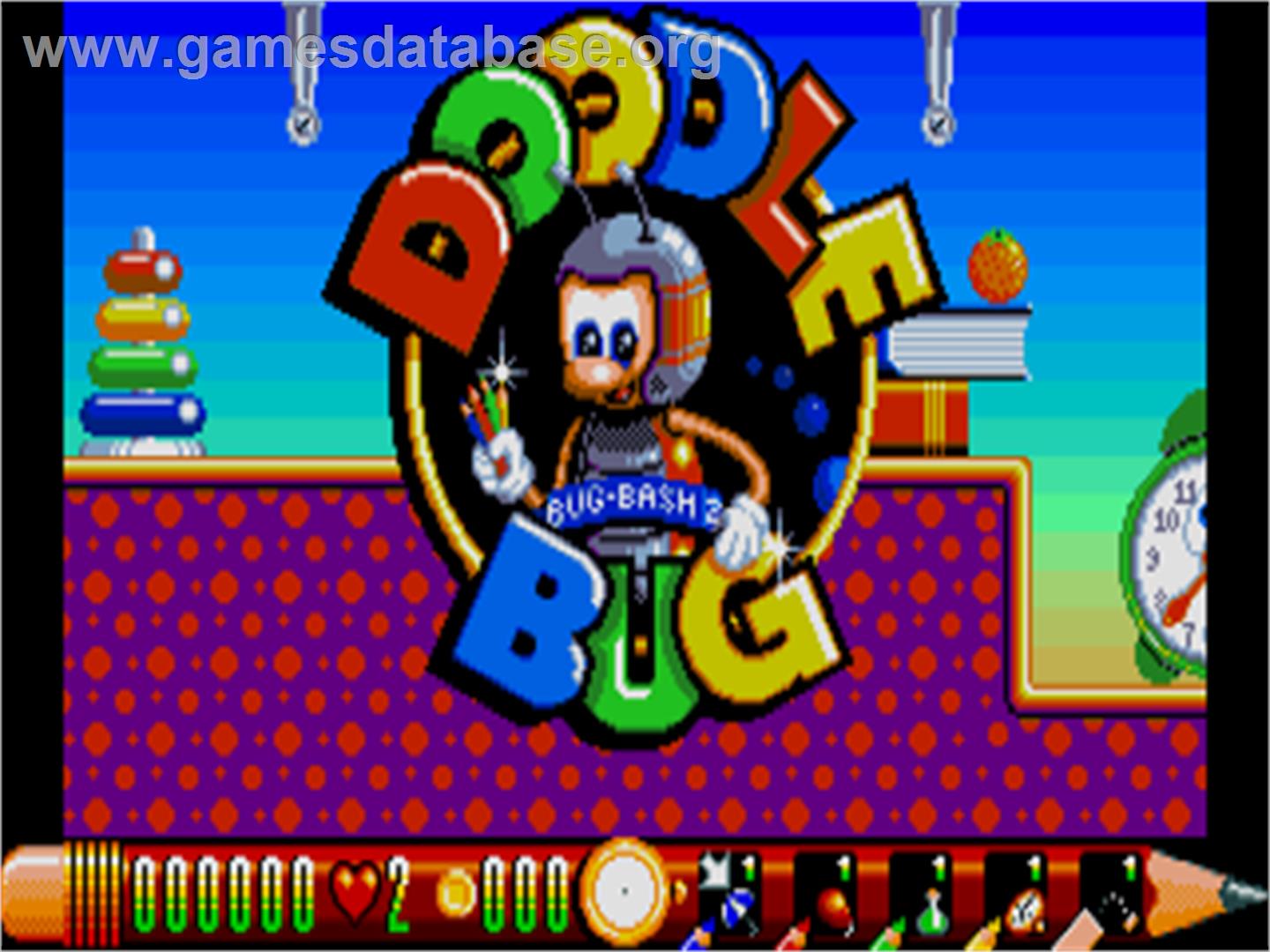 Doodle Bug - Atari ST - Artwork - Title Screen