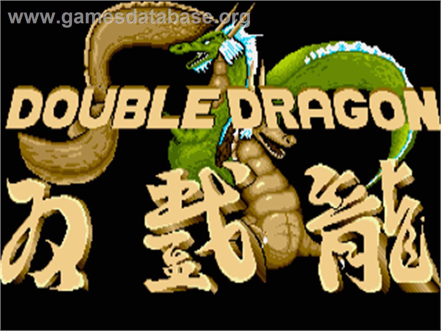 Double Dragon - Atari ST - Artwork - Title Screen
