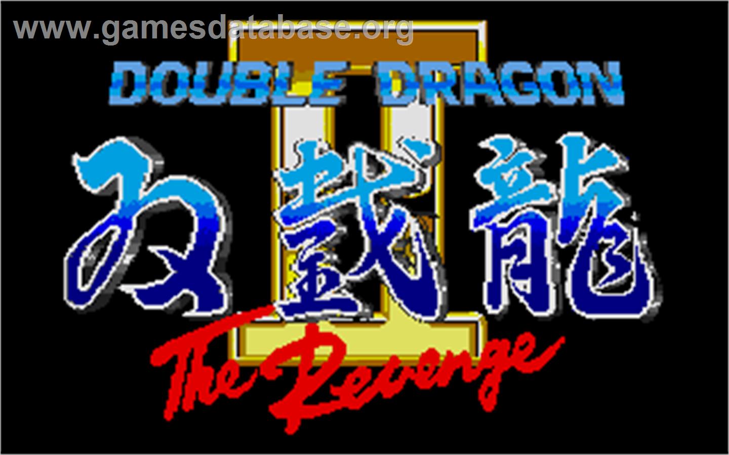 Double Dragon II - The Revenge - Atari ST - Artwork - Title Screen
