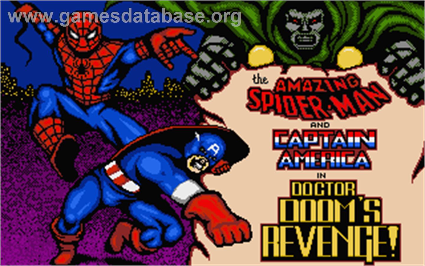 Dr. Doom's Revenge - Atari ST - Artwork - Title Screen