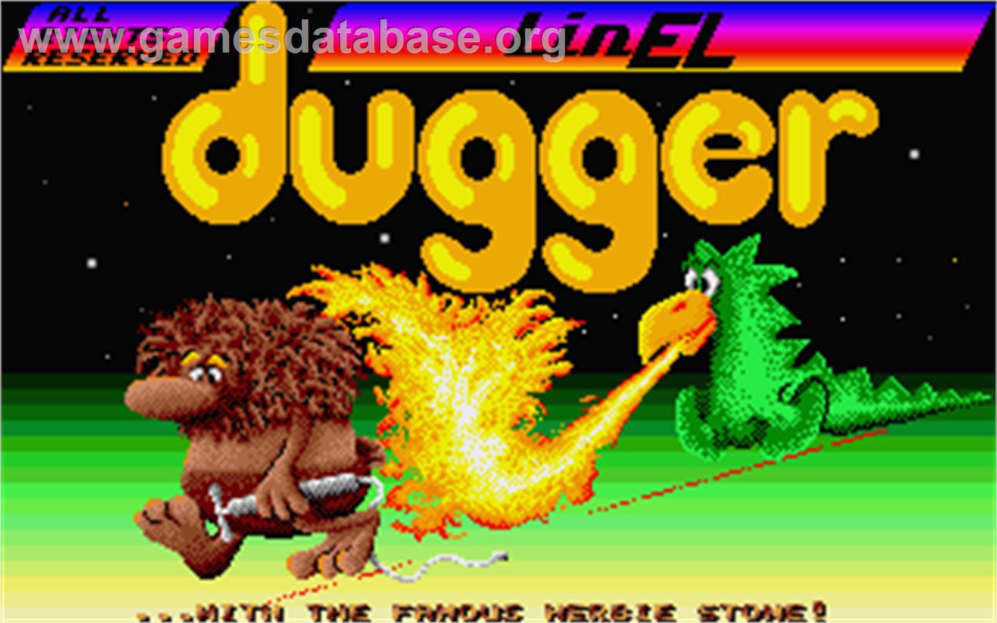 Dugger - Atari ST - Artwork - Title Screen