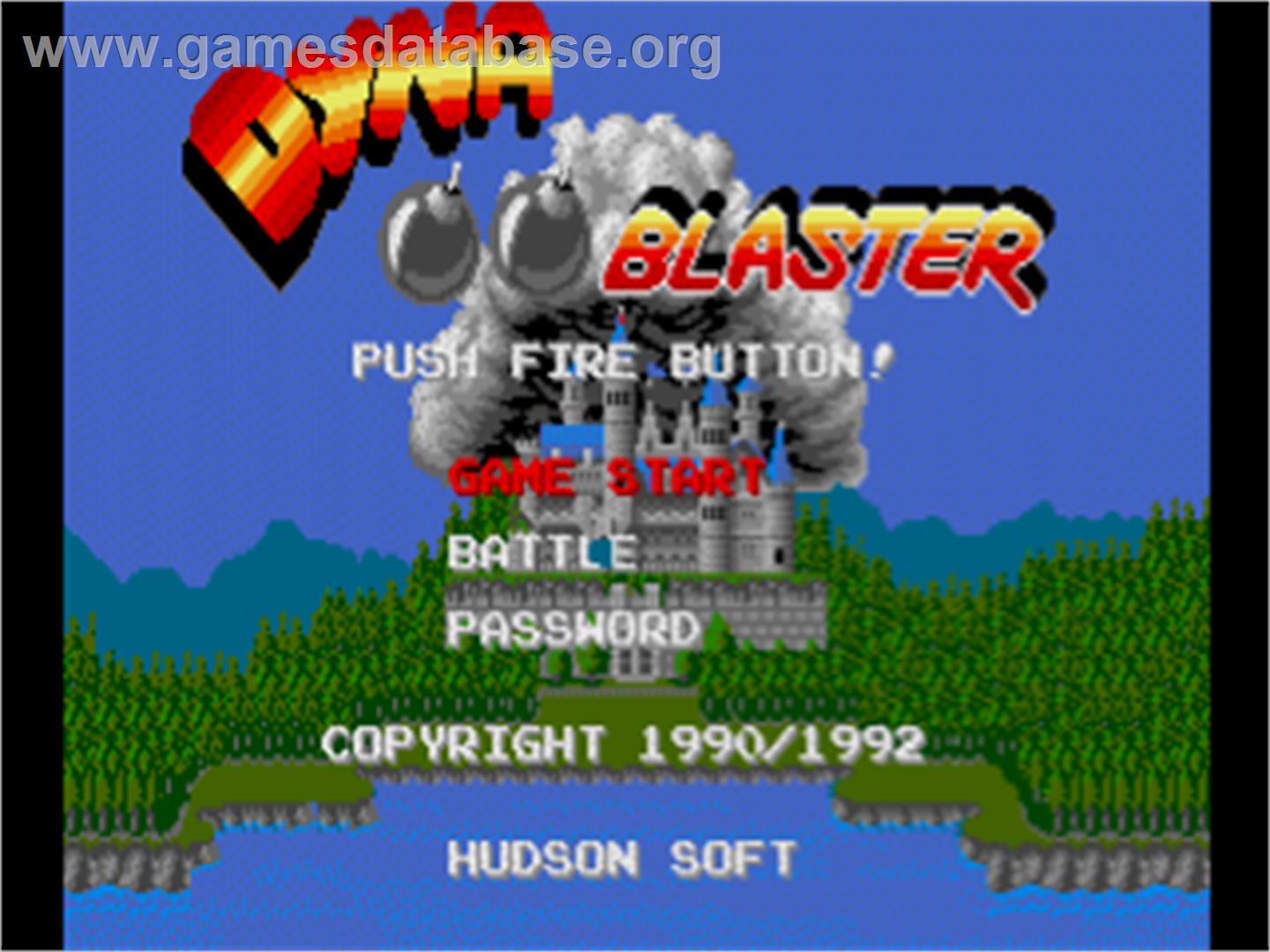 Dyna Blaster - Atari ST - Artwork - Title Screen