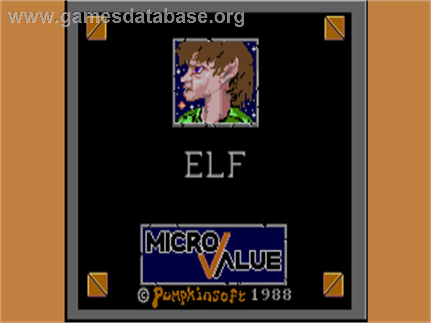 Elf (MicroValue) - Atari ST - Artwork - Title Screen