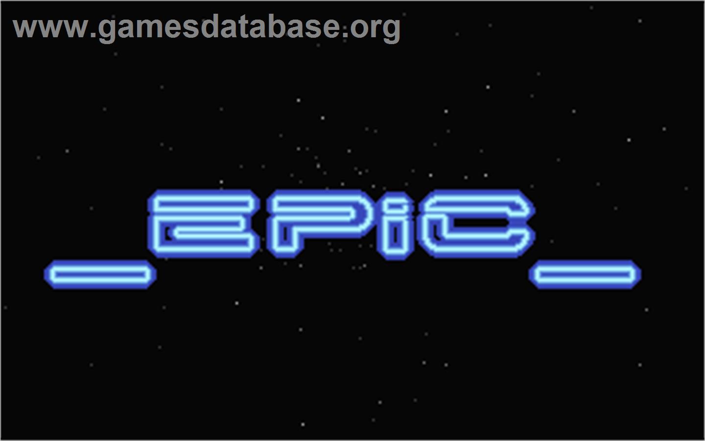 Epic - Atari ST - Artwork - Title Screen