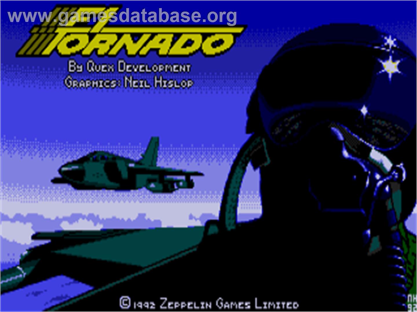 F1 Tornado - Atari ST - Artwork - Title Screen