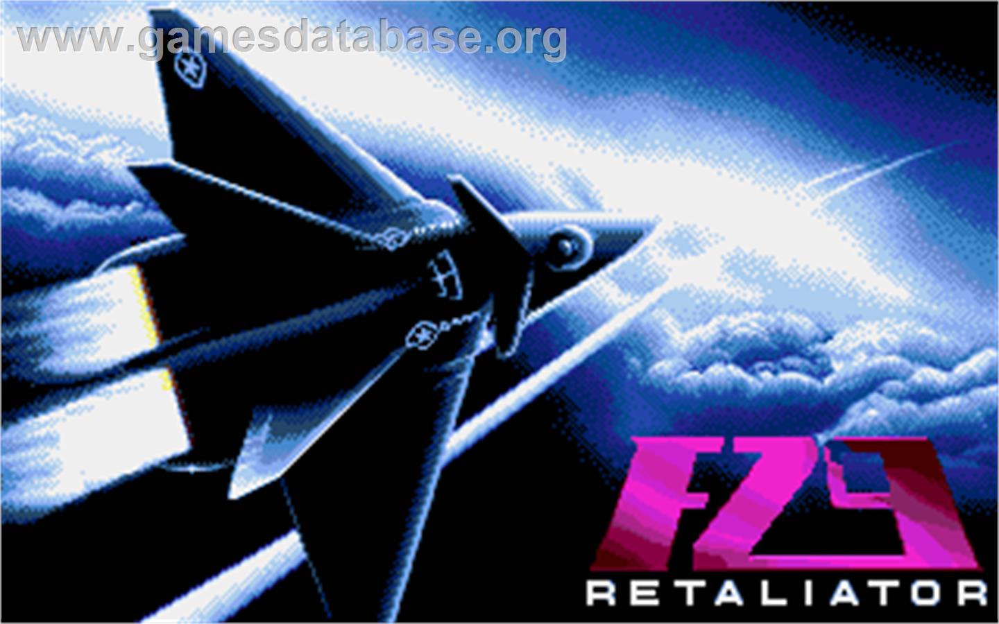 F29 Retaliator - Atari ST - Artwork - Title Screen
