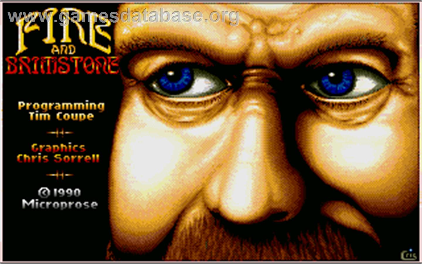 Fire and Brimstone - Atari ST - Artwork - Title Screen