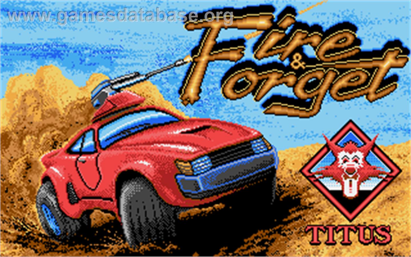 Fire and Forget - Atari ST - Artwork - Title Screen