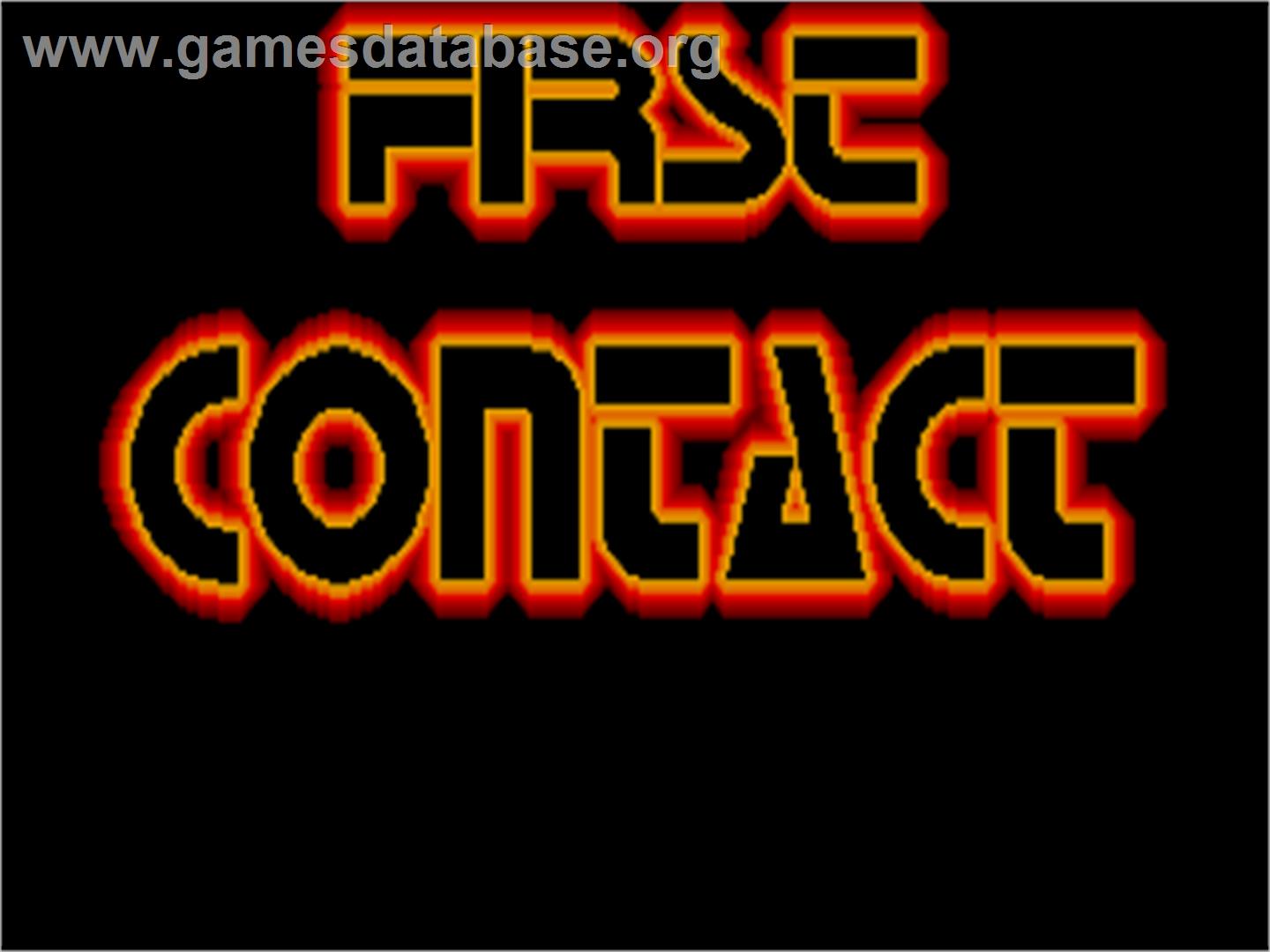 First Contact - Atari ST - Artwork - Title Screen