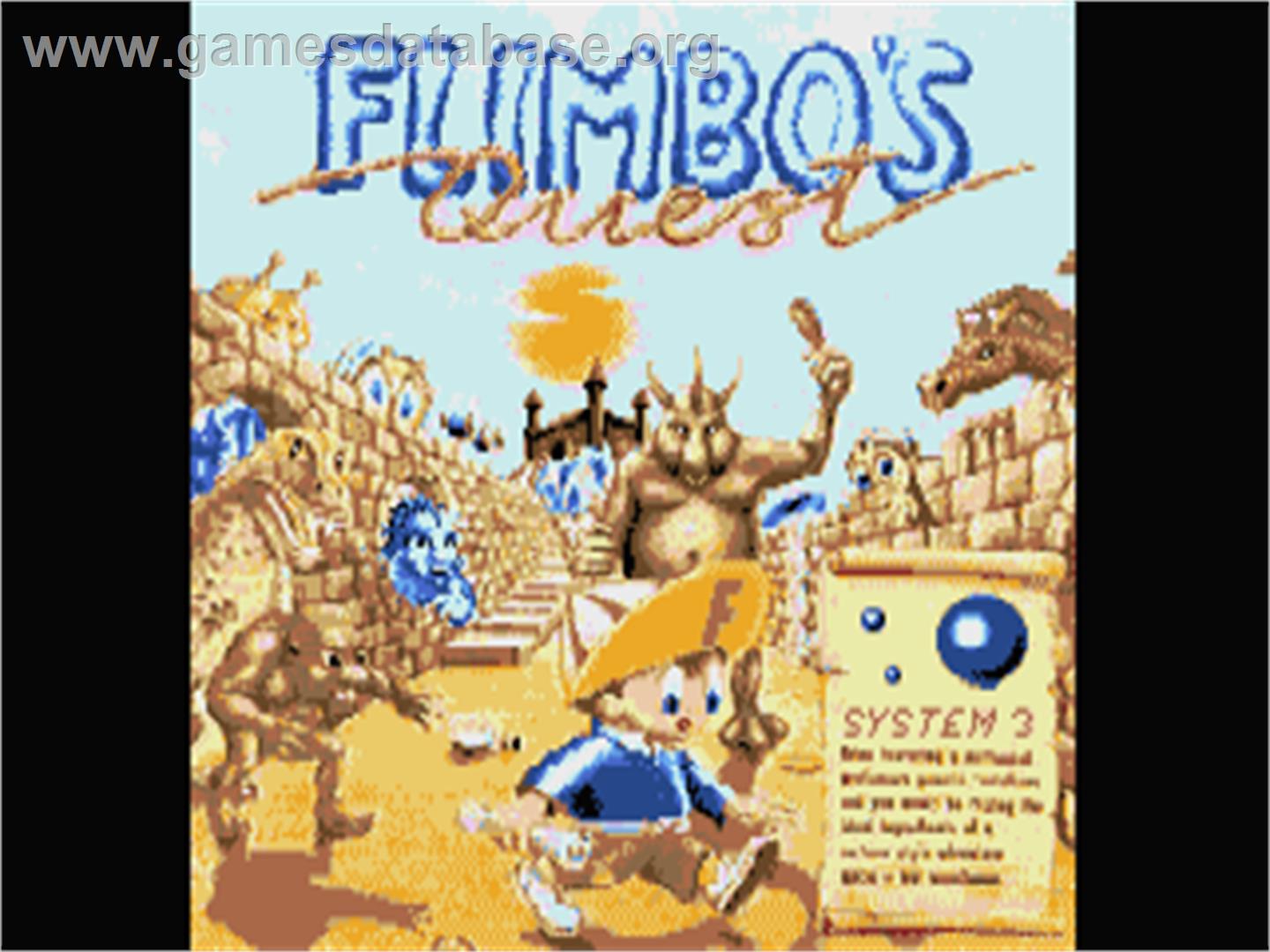 Flimbo's Quest - Atari ST - Artwork - Title Screen