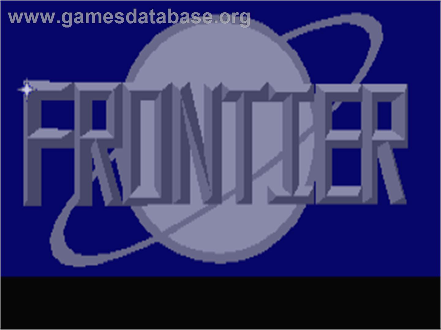 Frontier - Elite 2 - Atari ST - Artwork - Title Screen