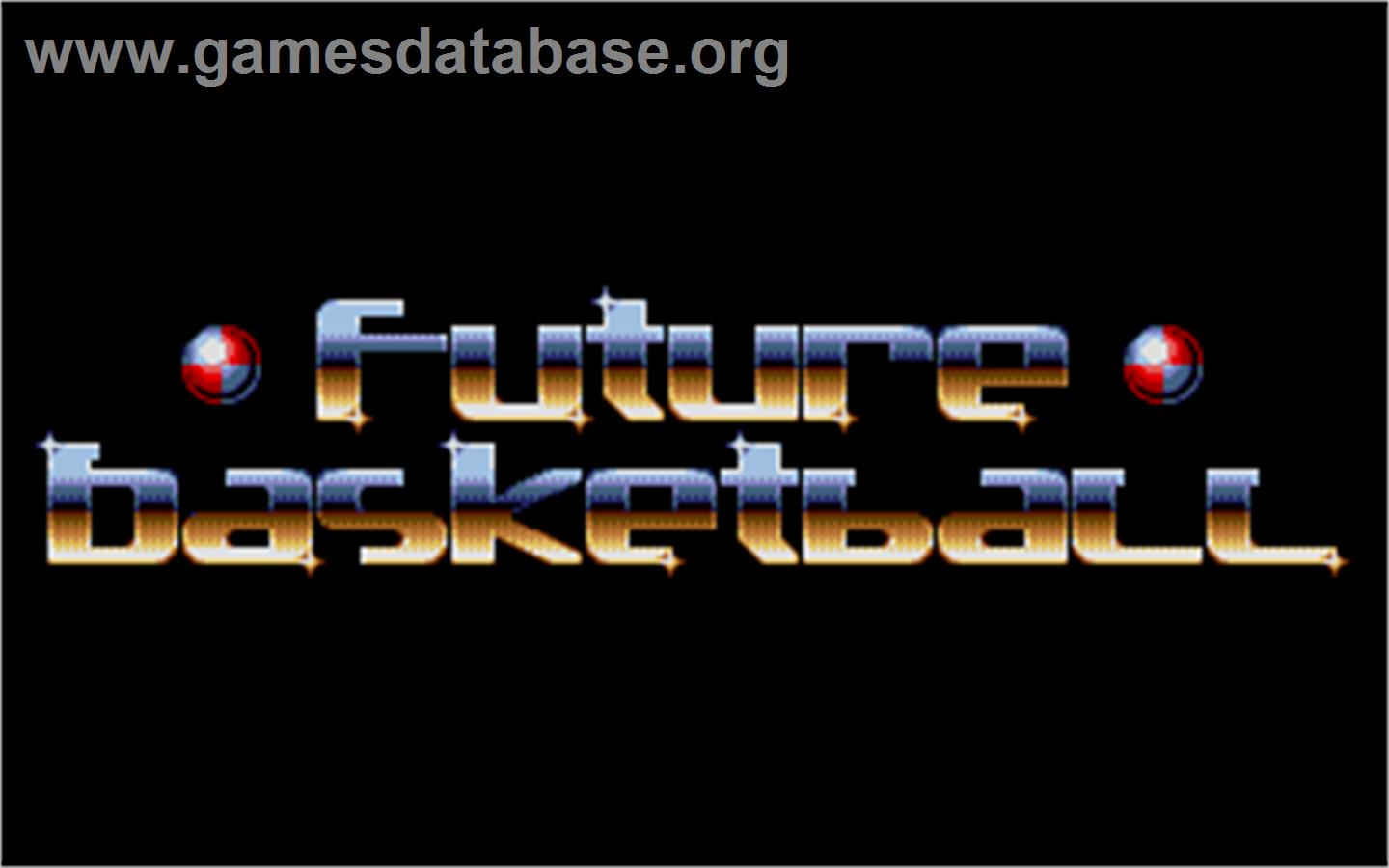 Future Basketball - Atari ST - Artwork - Title Screen