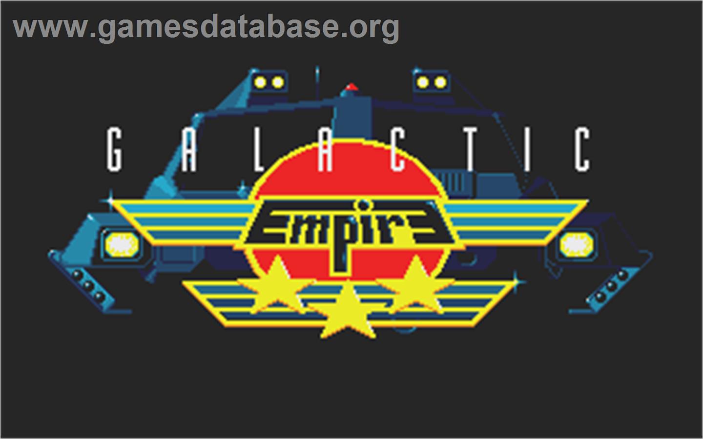 Galactic Empire - Atari ST - Artwork - Title Screen