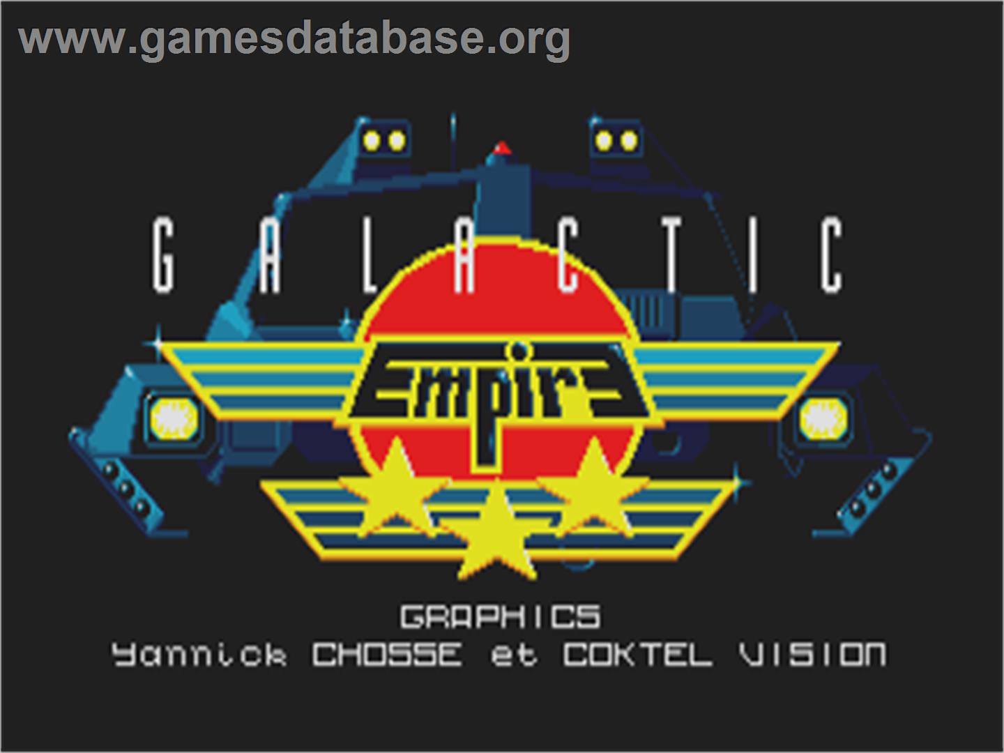 Galactic Empire - Atari ST - Artwork - Title Screen