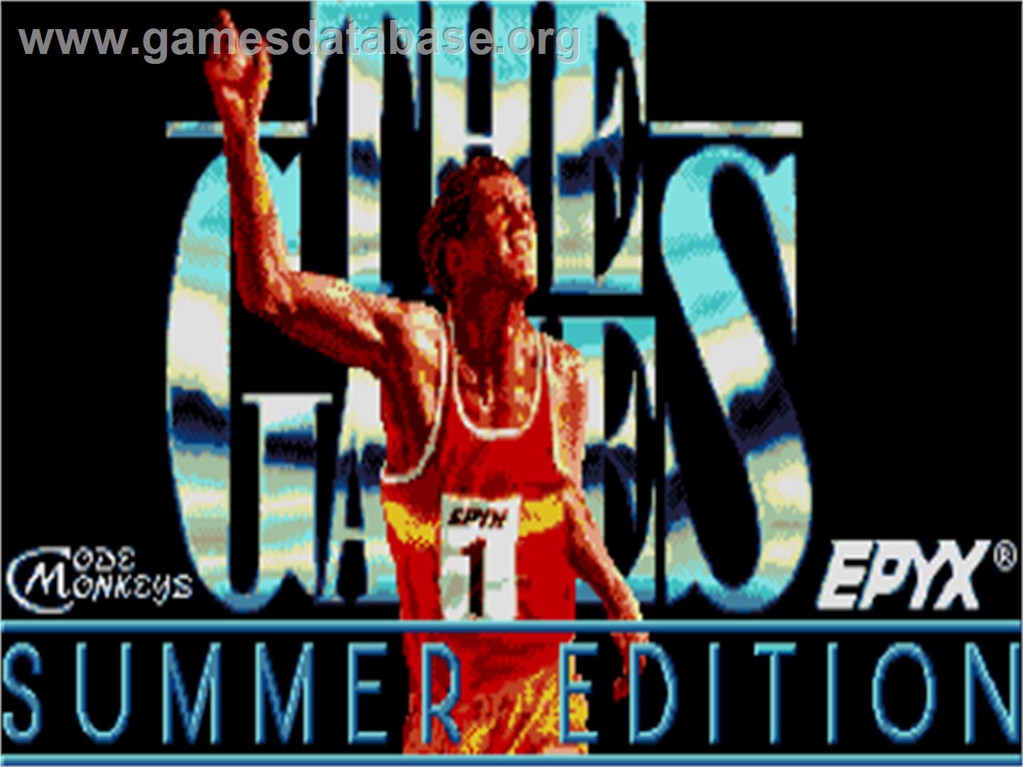 Games, The - Summer Edition - Atari ST - Artwork - Title Screen
