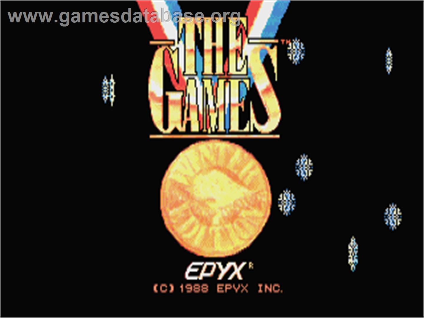 Games, The - Winter Edition - Atari ST - Artwork - Title Screen