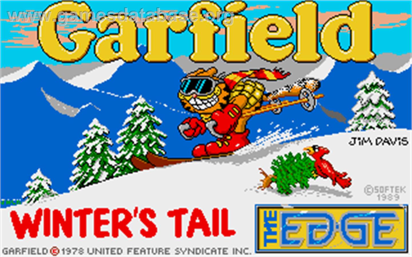 Garfield: Winter's Tail - Atari ST - Artwork - Title Screen