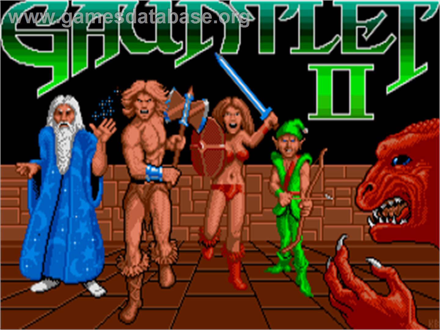 Gauntlet 2 - Atari ST - Artwork - Title Screen