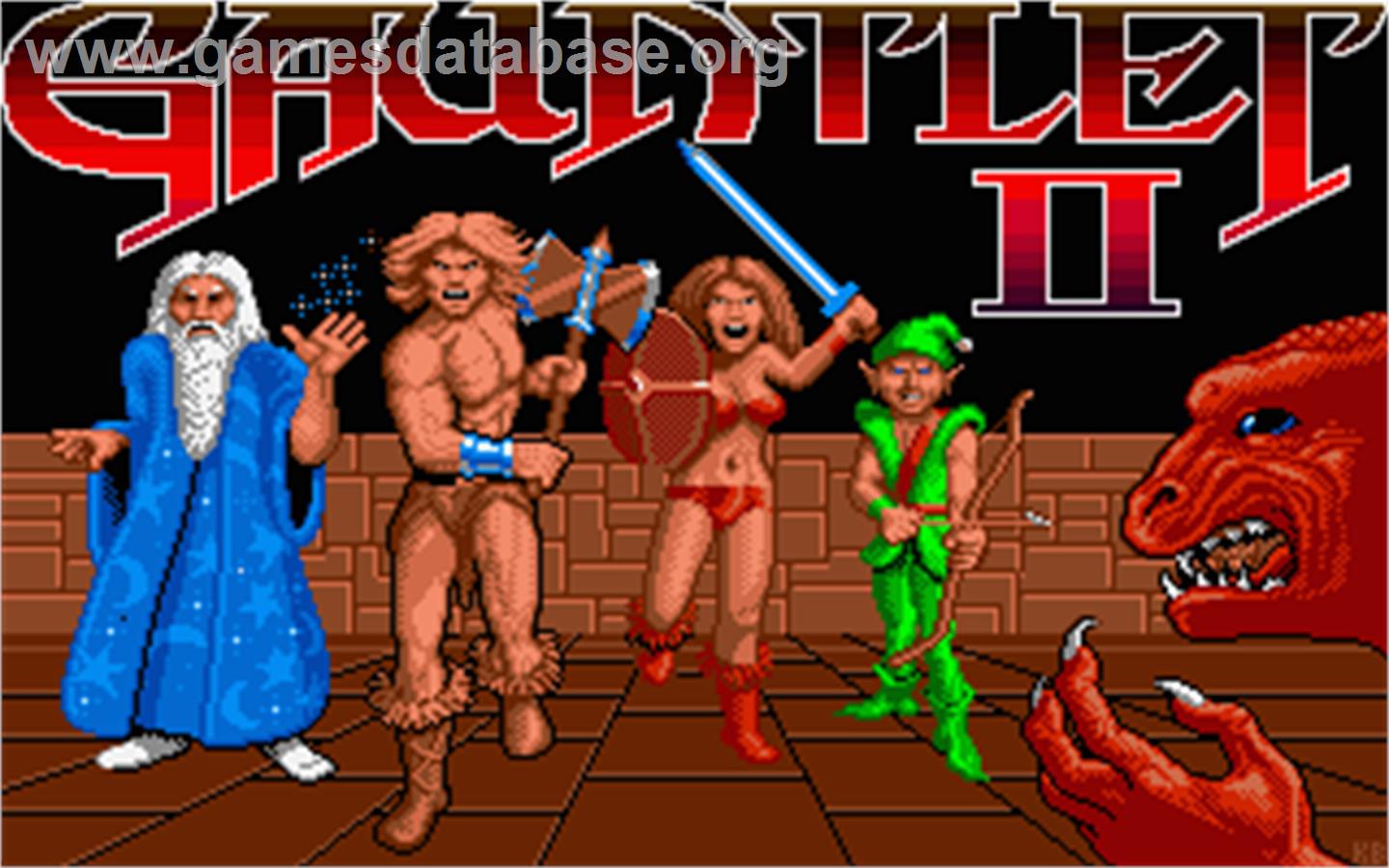 Gauntlet II - Atari ST - Artwork - Title Screen