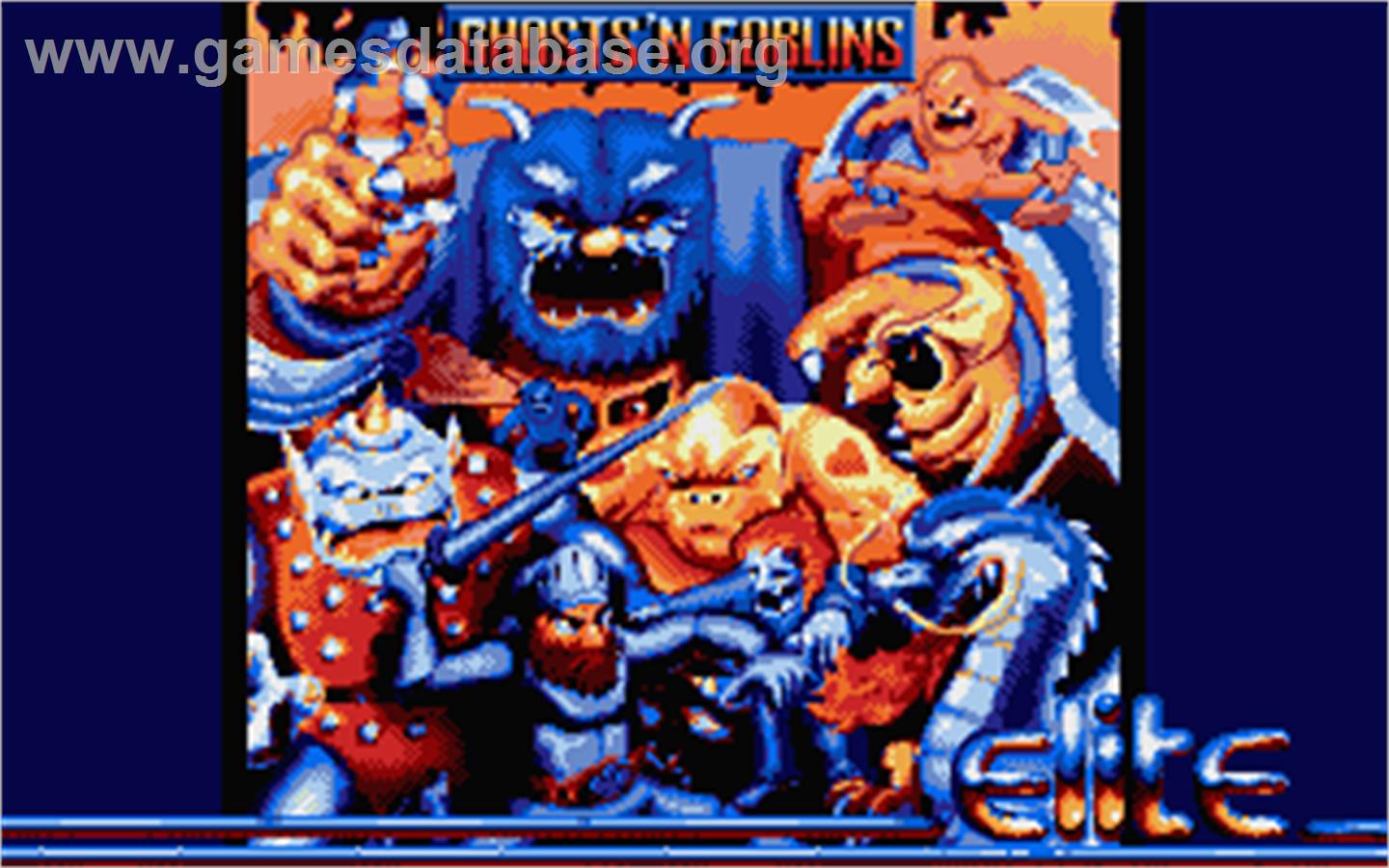 Ghosts'n Goblins - Atari ST - Artwork - Title Screen