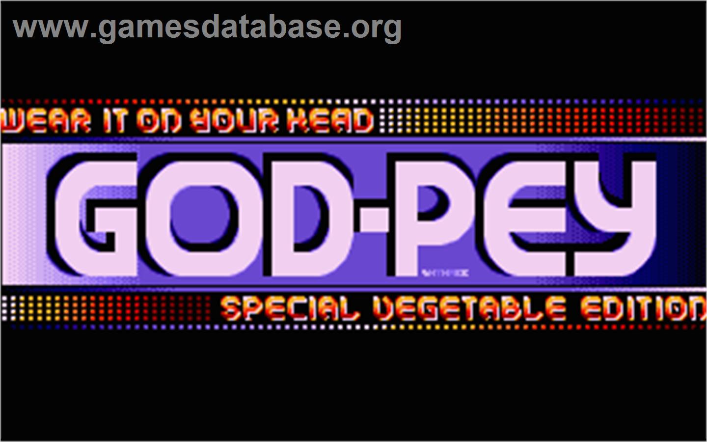 GodPey - Atari ST - Artwork - Title Screen