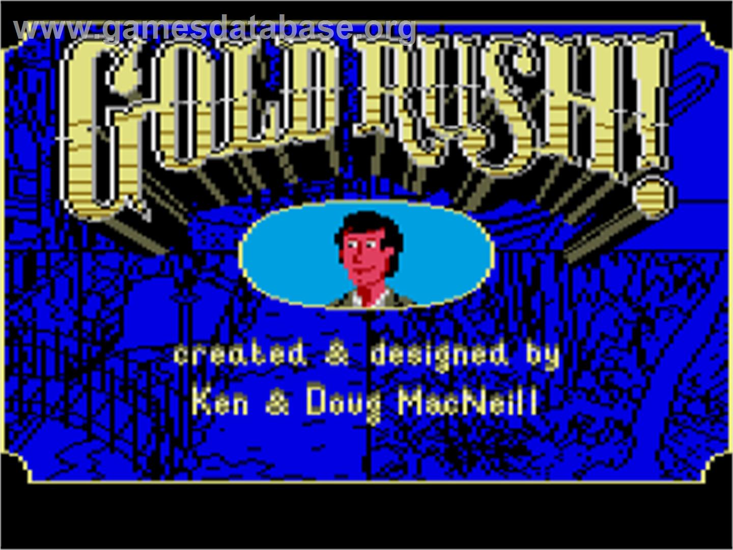 Gold Rush! - Atari ST - Artwork - Title Screen