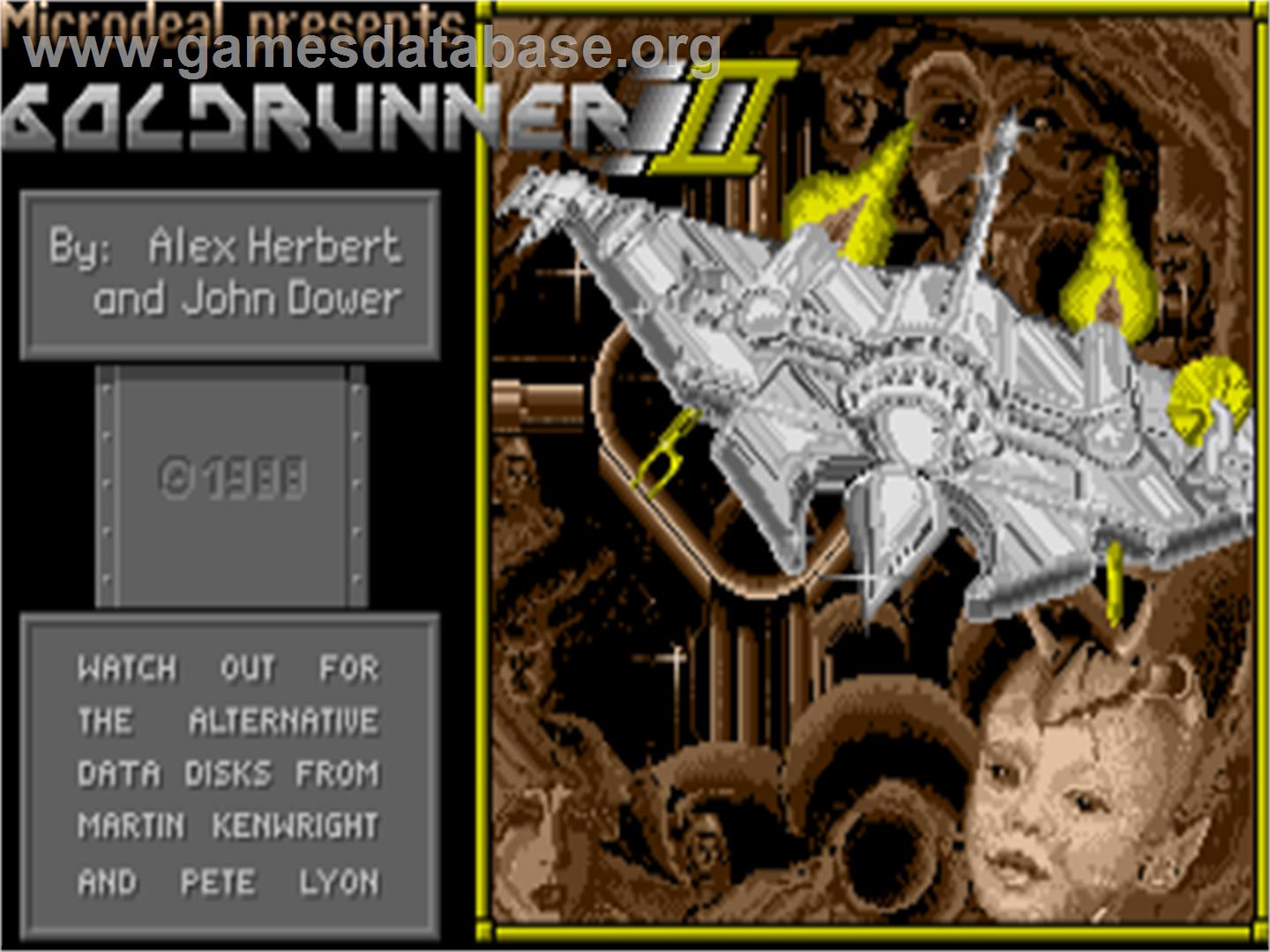 Goldrunner 2 - Atari ST - Artwork - Title Screen