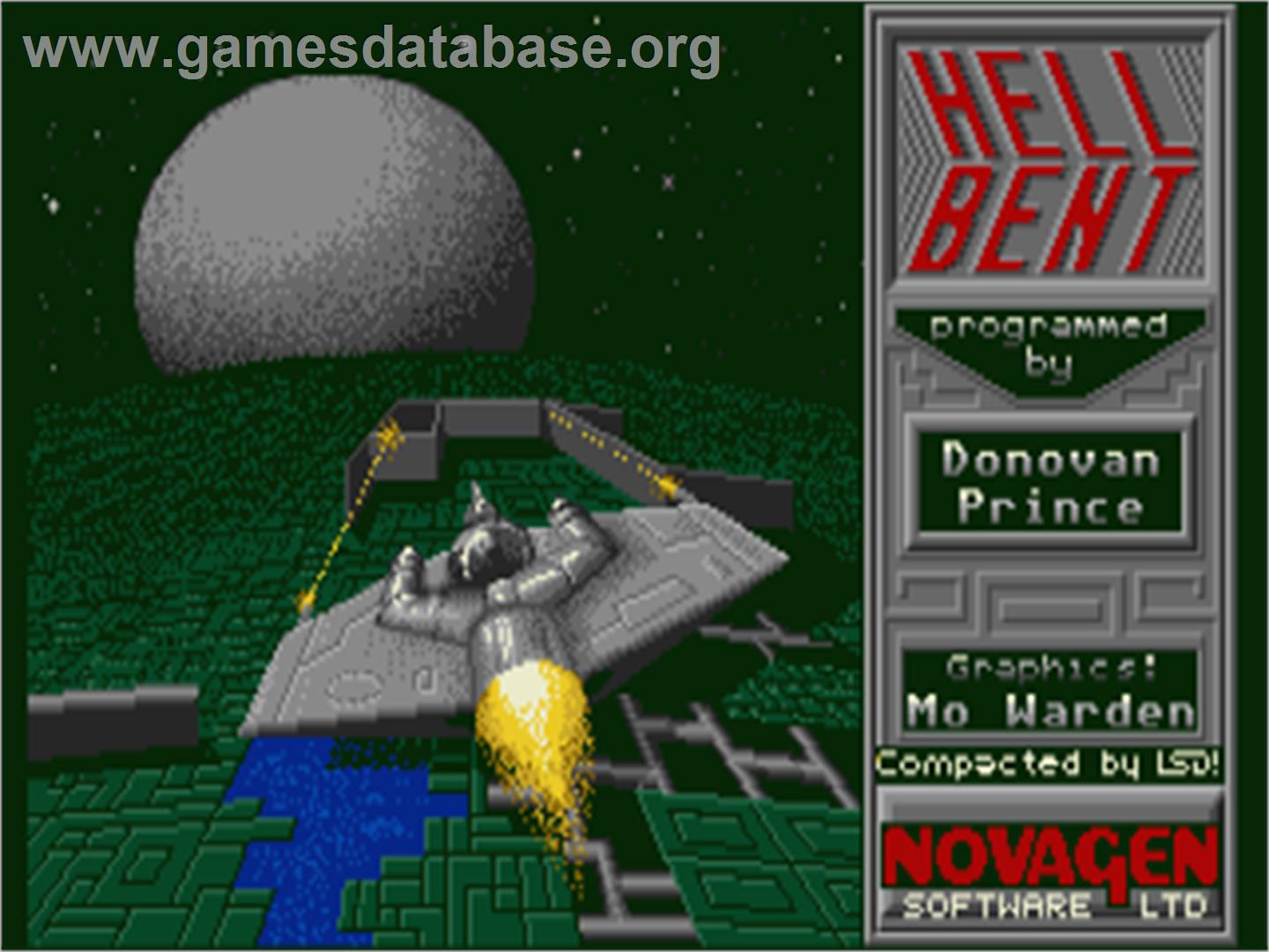 Hell Bent - Atari ST - Artwork - Title Screen