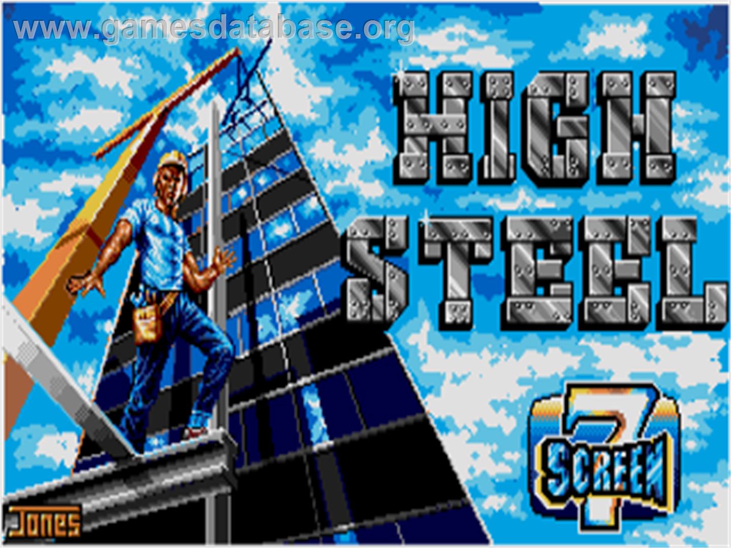 High Steel - Atari ST - Artwork - Title Screen