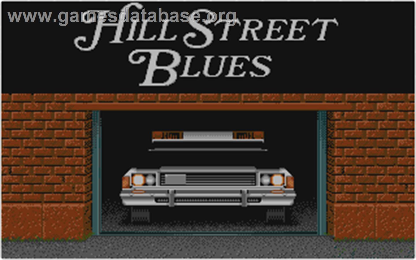 Hill Street Blues - Atari ST - Artwork - Title Screen