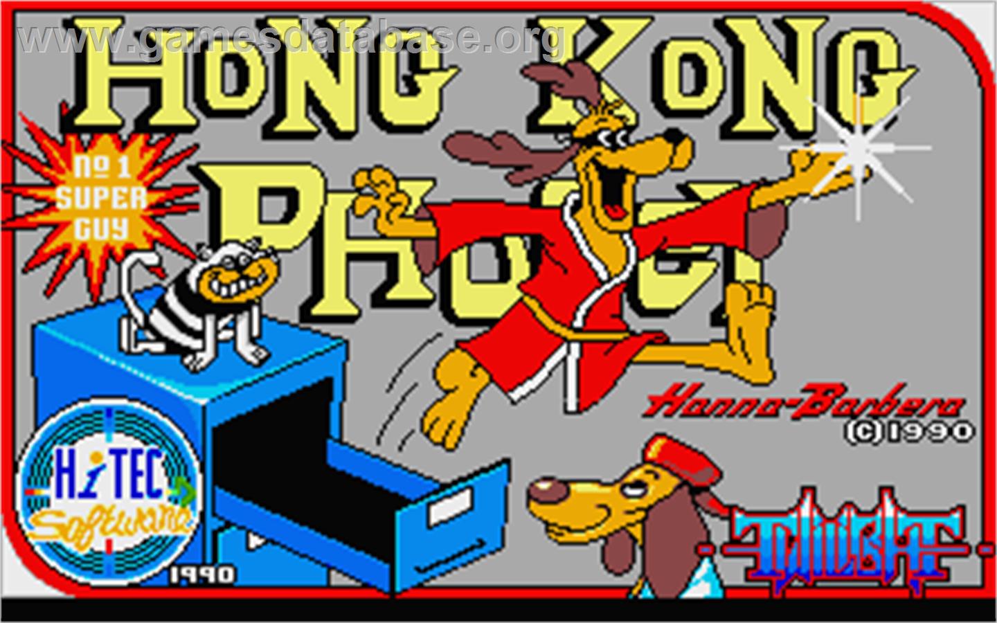 Hong Kong Phooey: No.1 Super Guy - Atari ST - Artwork - Title Screen
