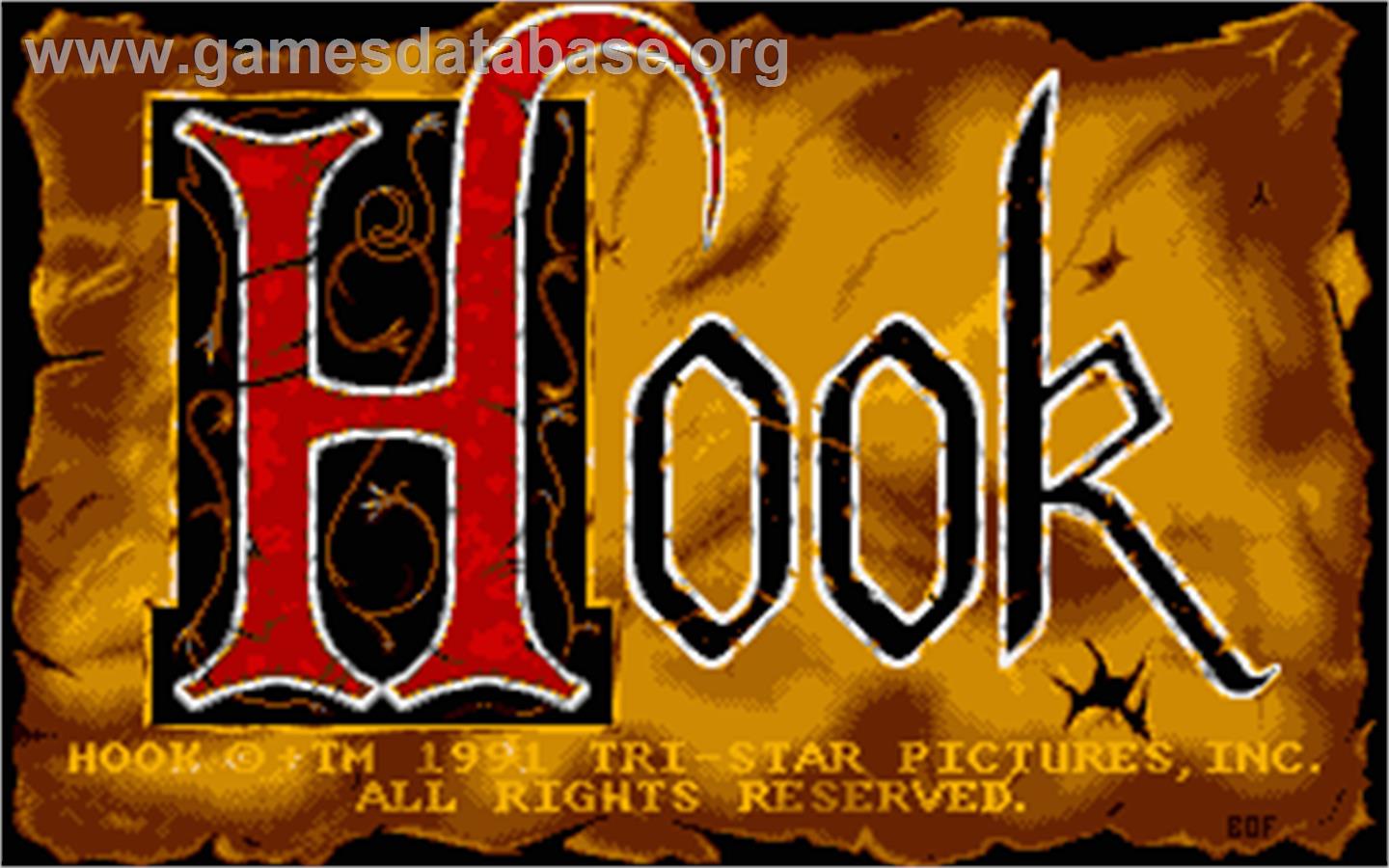 Hook - Atari ST - Artwork - Title Screen