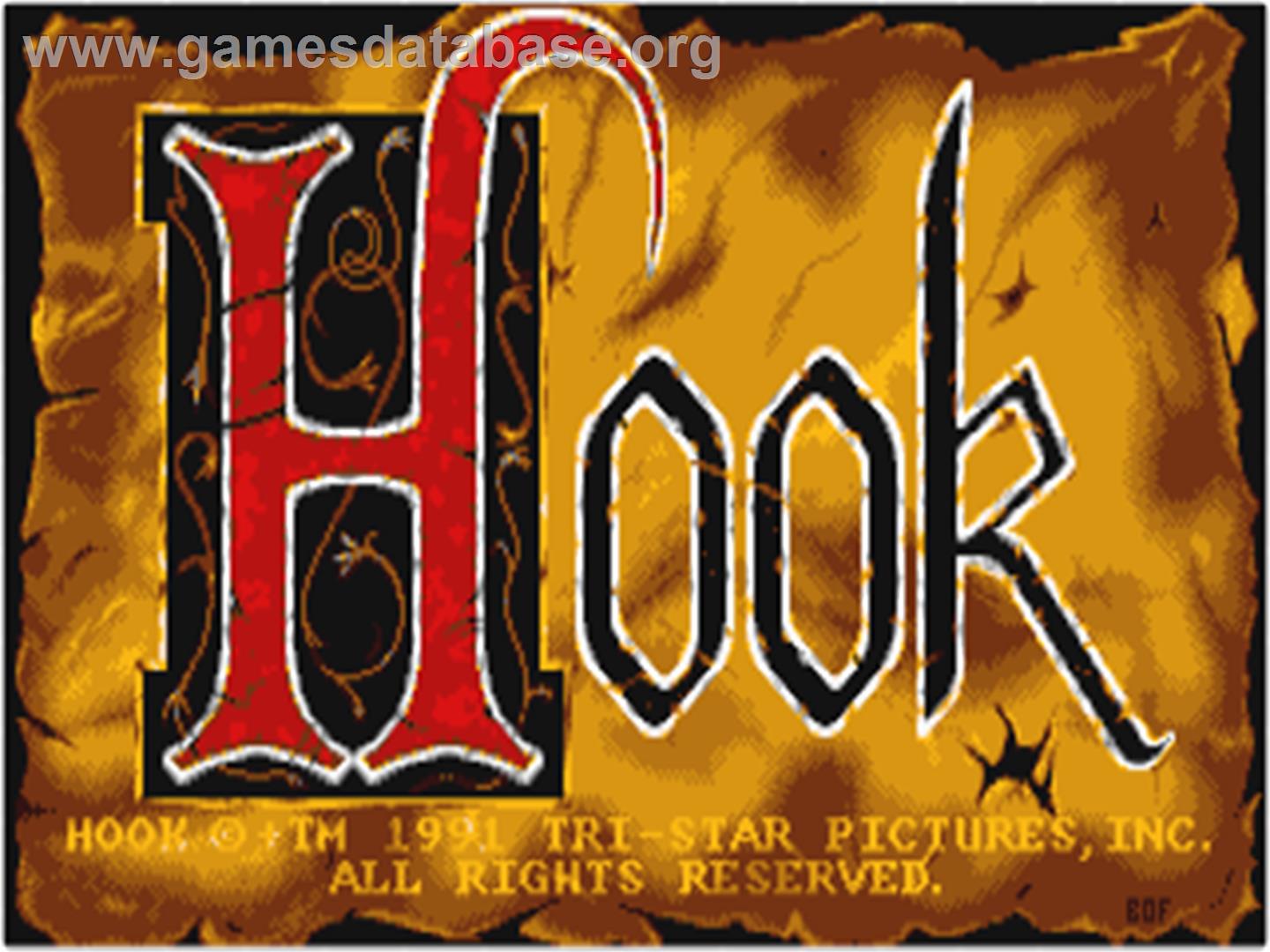 Hook - Atari ST - Artwork - Title Screen