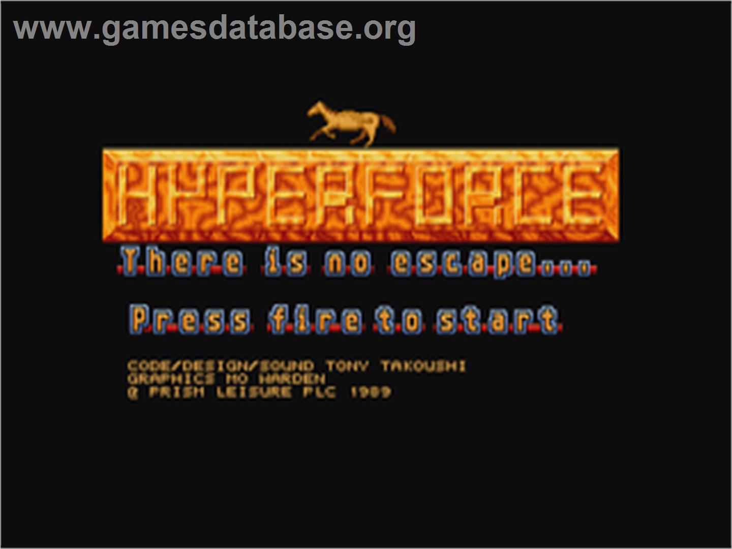 Hyperforce - Atari ST - Artwork - Title Screen