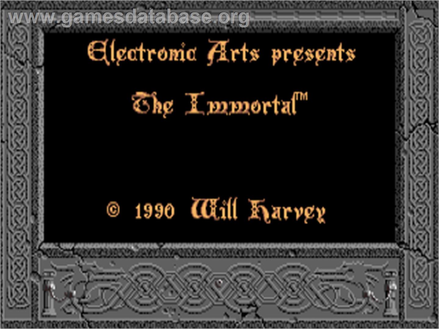 Immortal, The - Atari ST - Artwork - Title Screen