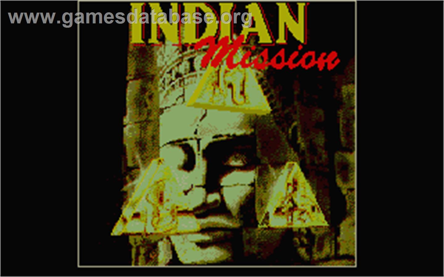 Indian Mission - Atari ST - Artwork - Title Screen
