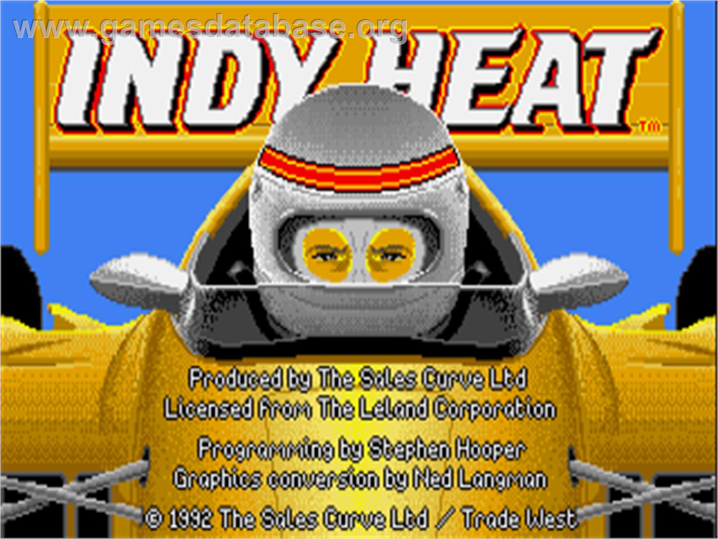 Indy Heat - Atari ST - Artwork - Title Screen