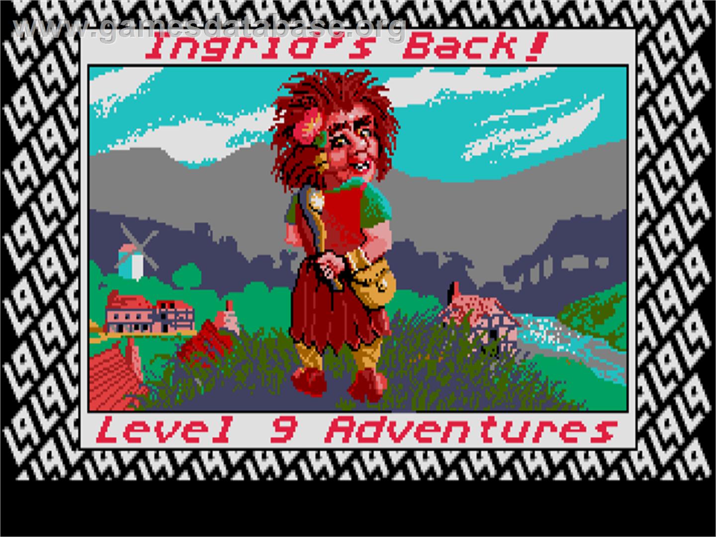 Ingrid's Back! - Atari ST - Artwork - Title Screen