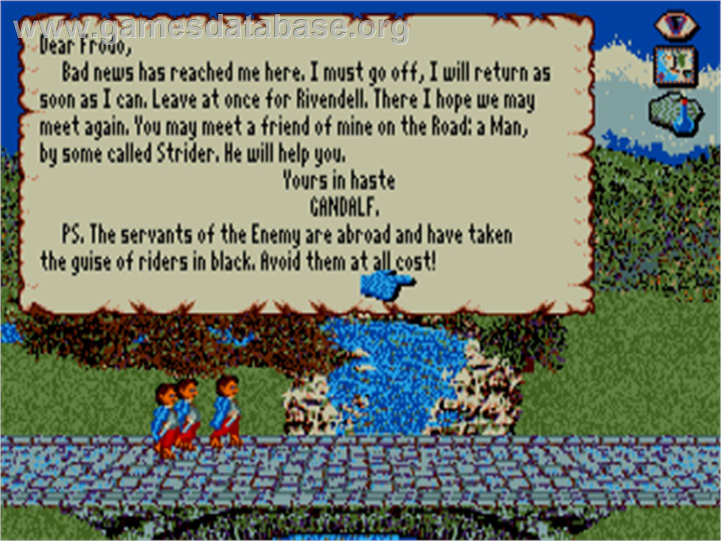 J.R.R. Tolkien's War In Middle Earth - Atari ST - Artwork - Title Screen
