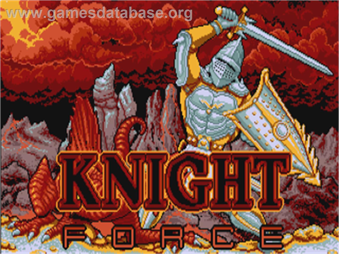 Knight Force - Atari ST - Artwork - Title Screen