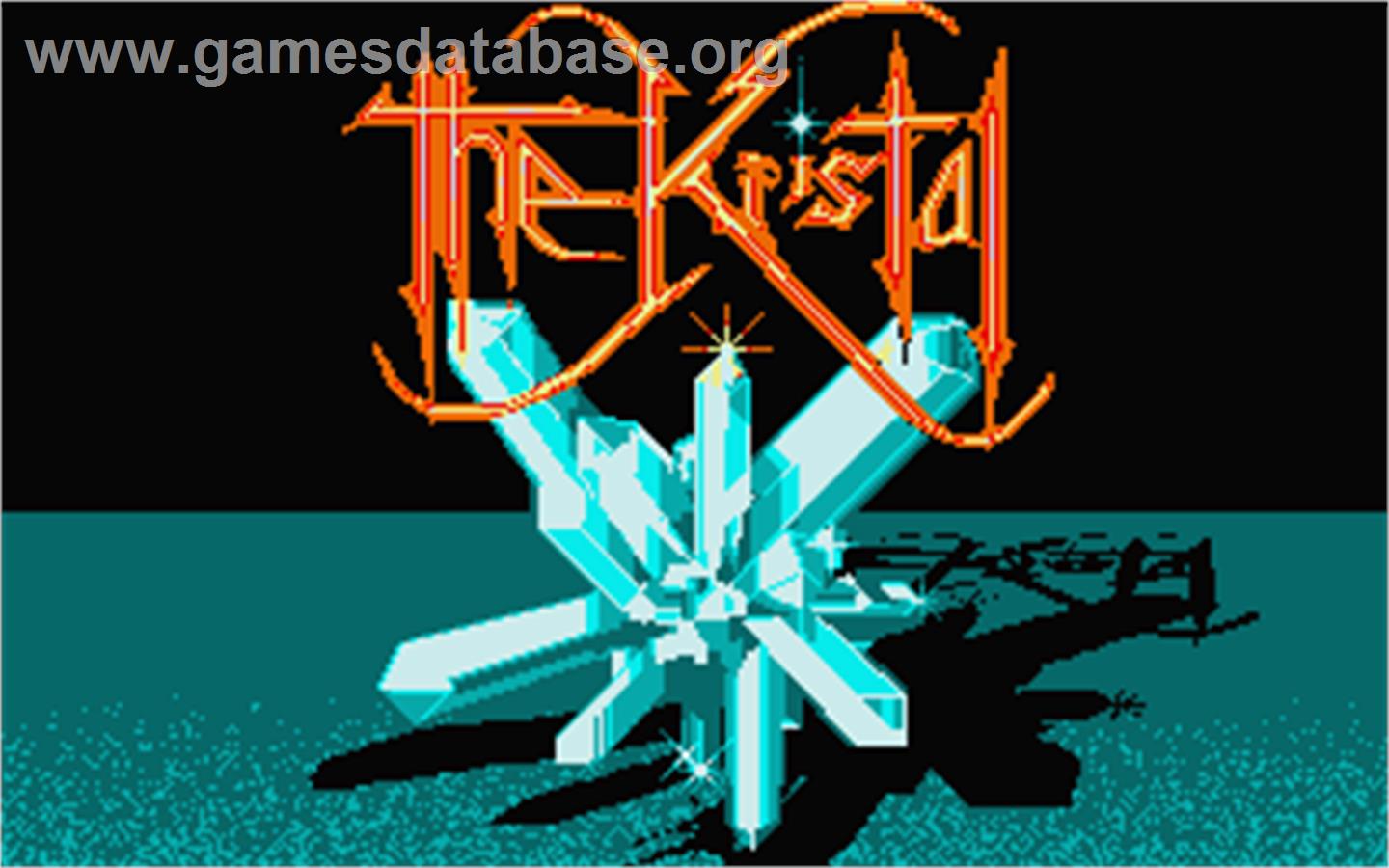Kristal - Atari ST - Artwork - Title Screen