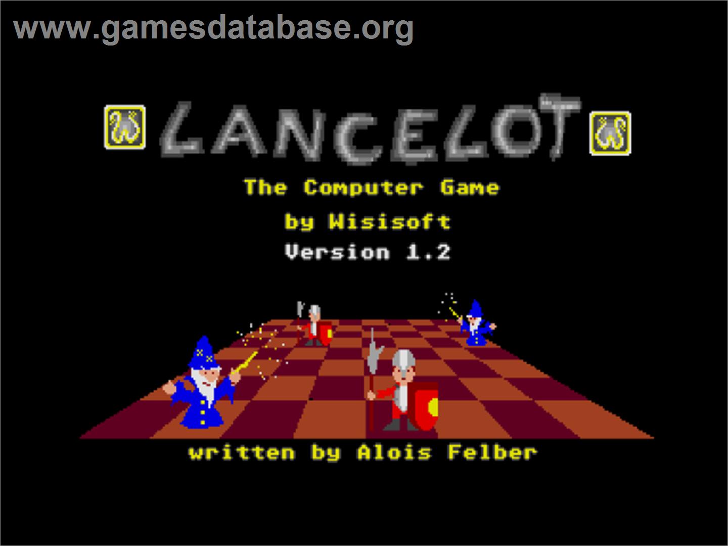 Lancelot - Atari ST - Artwork - Title Screen