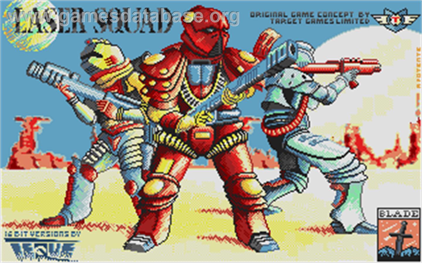 Laser Squad - Atari ST - Artwork - Title Screen
