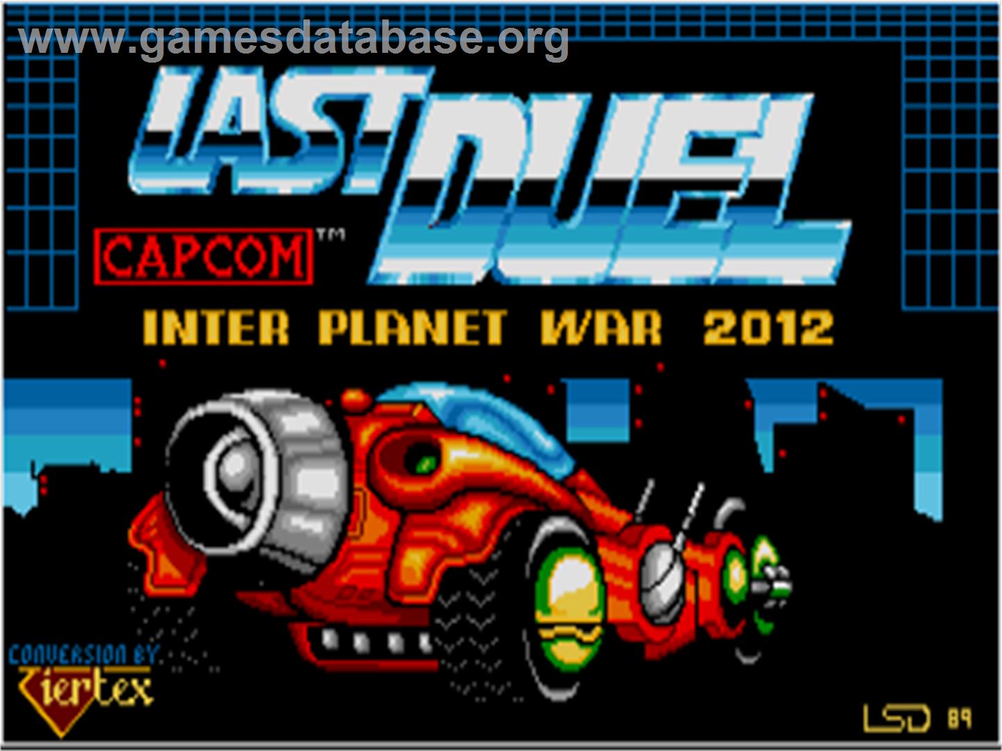 Last Duel - Atari ST - Artwork - Title Screen